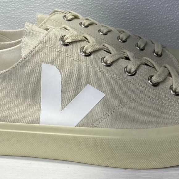 Veja Wata II Low Canvas Sneakers Men’s 12 Tan Cream - Picture 8 of 8